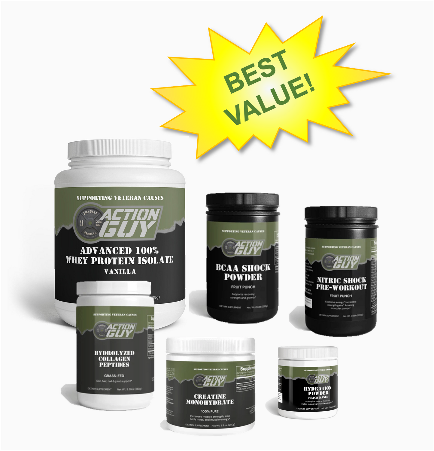 Ultimate Sports Nutrition Fitness Bundle (Vanilla)